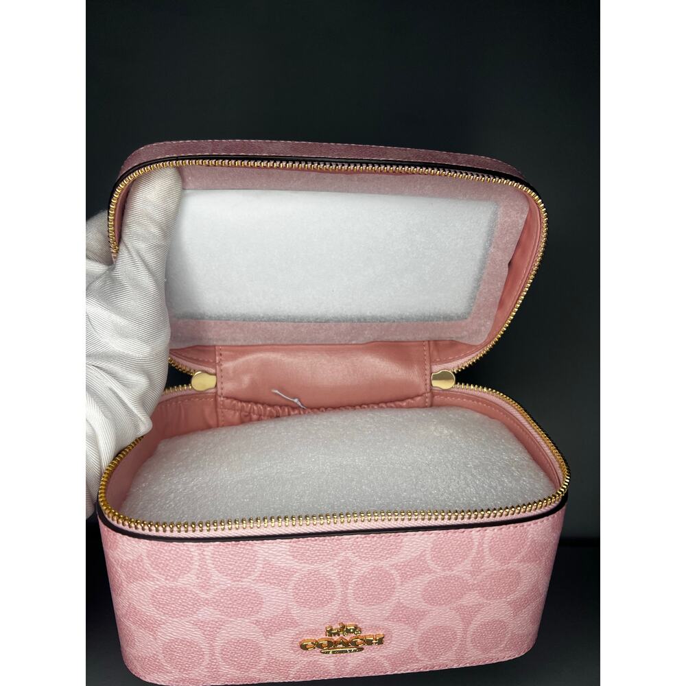 Coach Powder Pink Vanity Cosmetics Case - Picture 5 of 7
